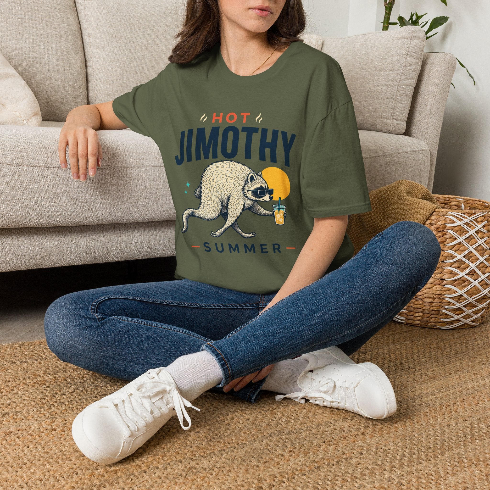 Unisex Multi-color - Hot Jimothy Graphic Tee