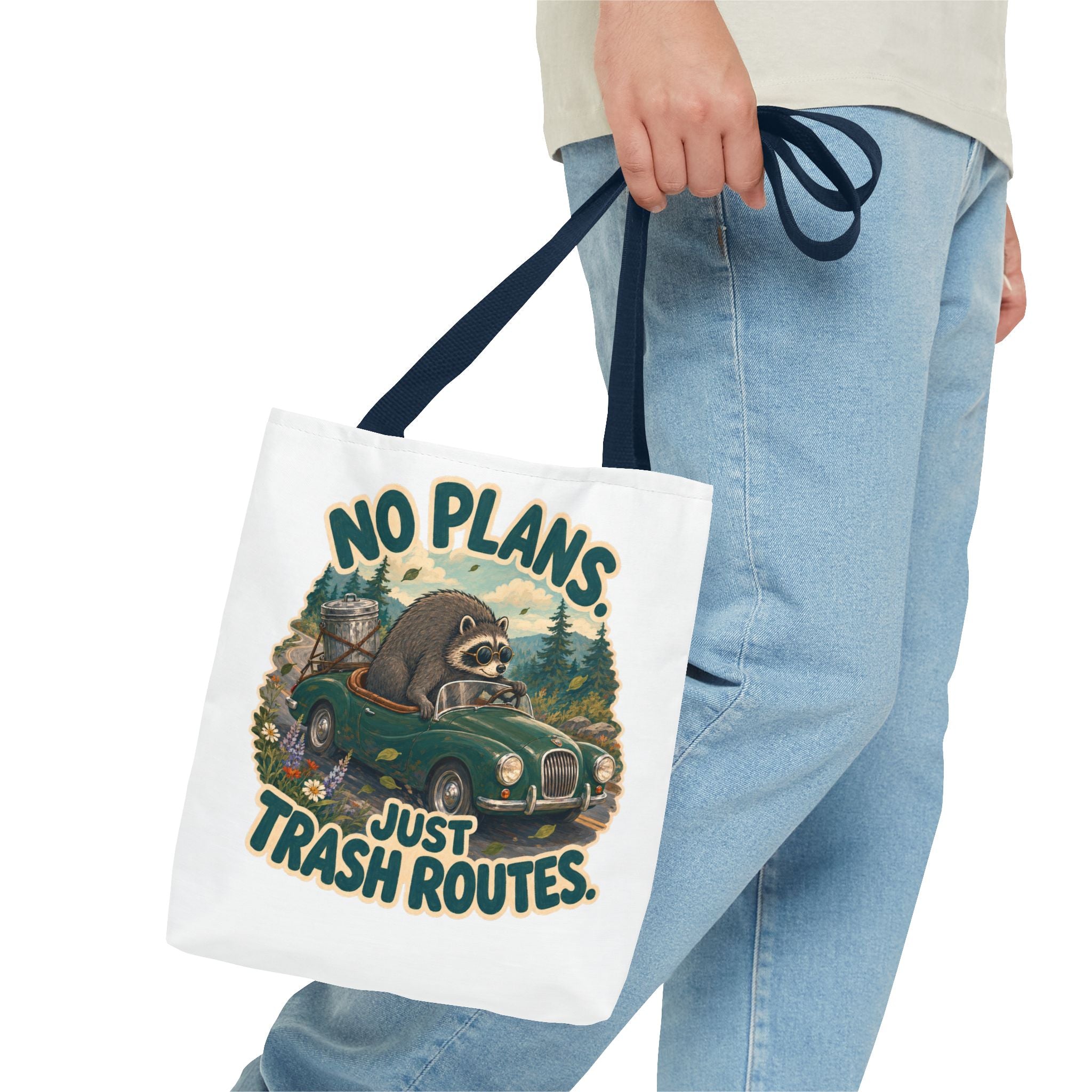 Multi-color Tote Bag -  Jimothy "No Plans Just Trash Routes"