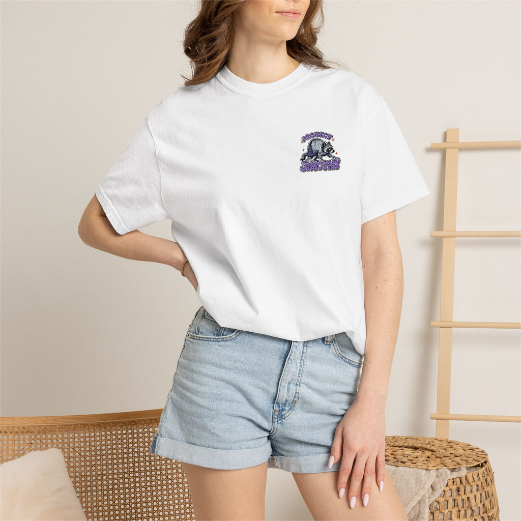 Uni-Sex Tee - Protect Jimothy Crew Chest Graphic Tee