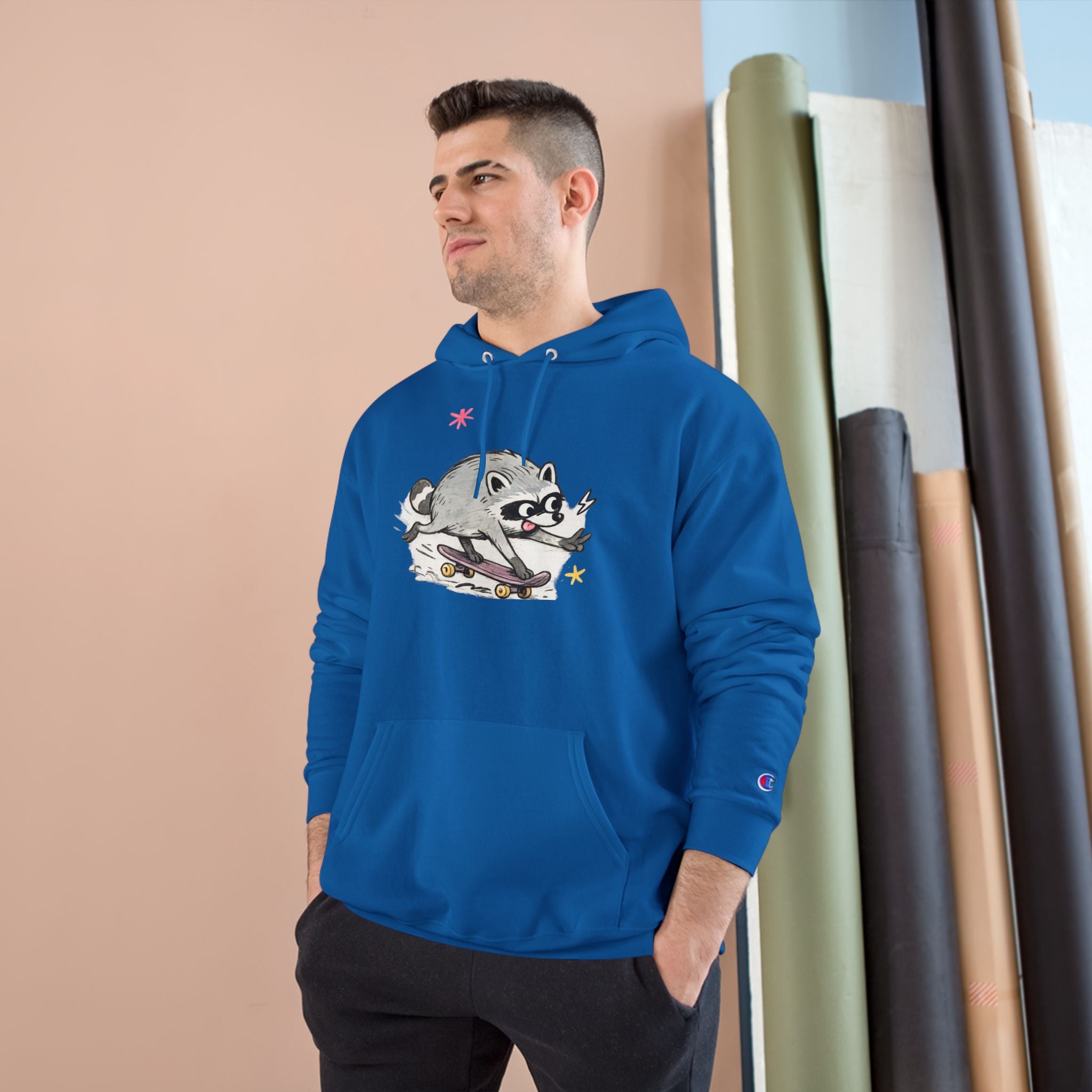 Champion Hoodie Design #3 Uni-Sex Multi-color Jimothy Skateboard Hoodie