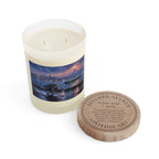 11oz Scented Candle with City Harbor Raccoon Artwork