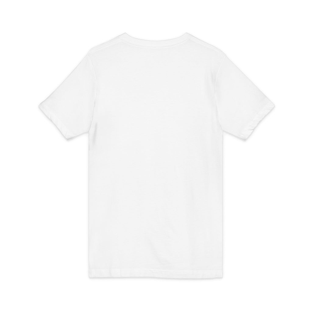 Unisex Hot Jimothy Summer V-Neck Tee — Retro Jimothy Iced Coffee Graphic T-Shirt