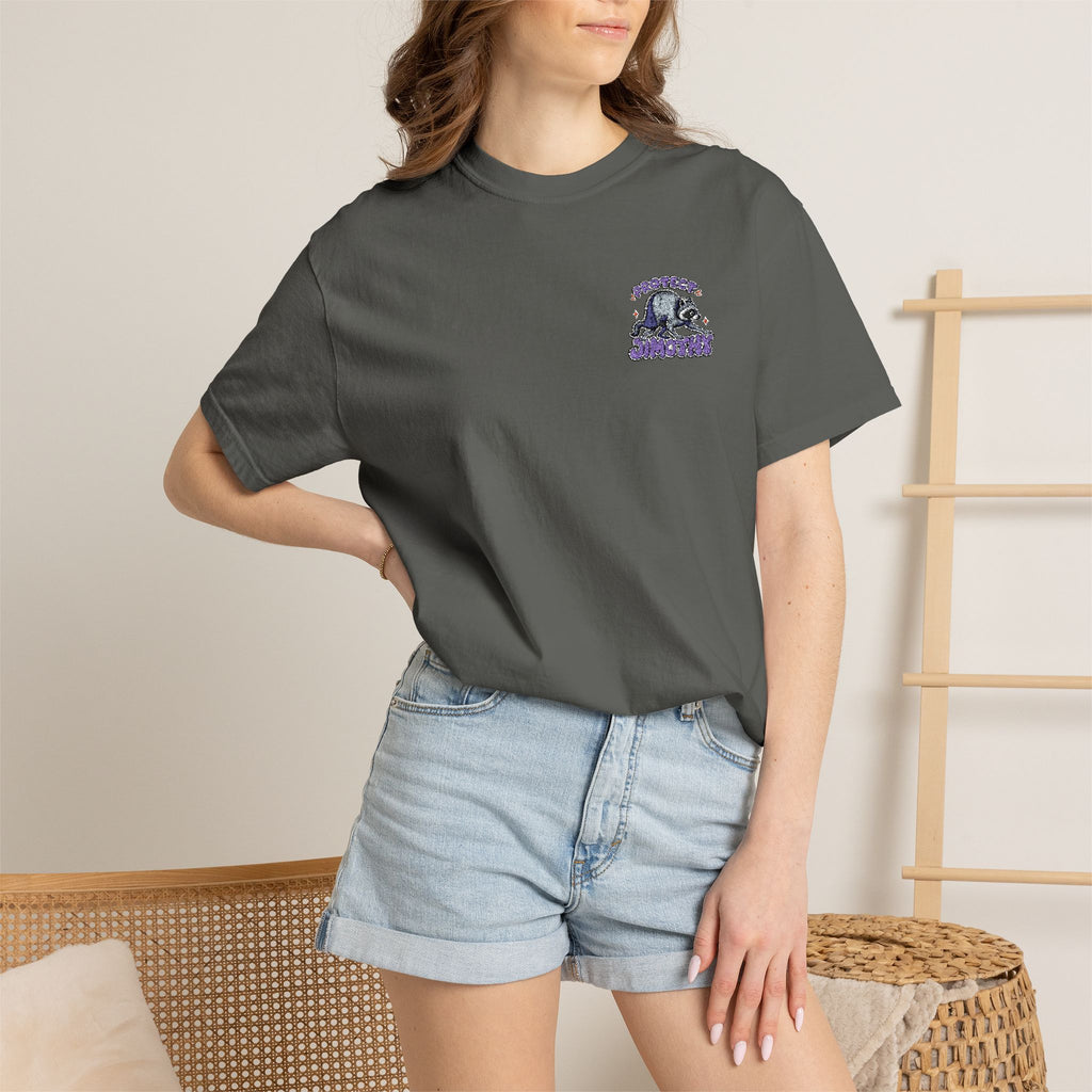Uni-Sex Tee - Protect Jimothy Crew Chest Graphic Tee