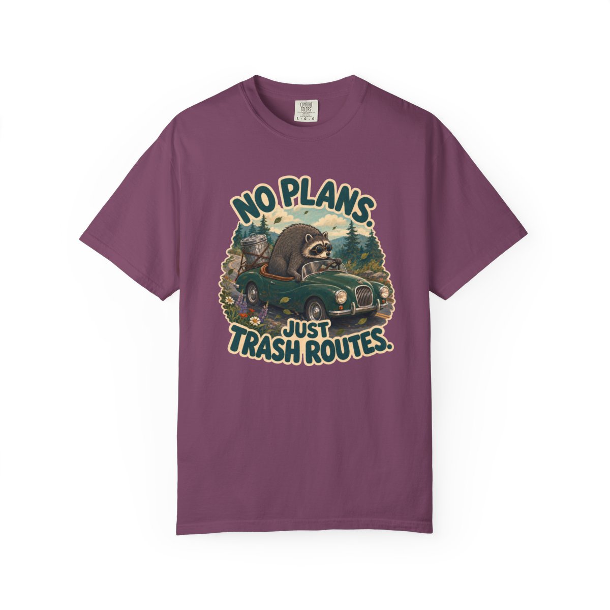 Unisex Multi-Color - Jimothy No Plans Just Trash Routes T-Shirt
