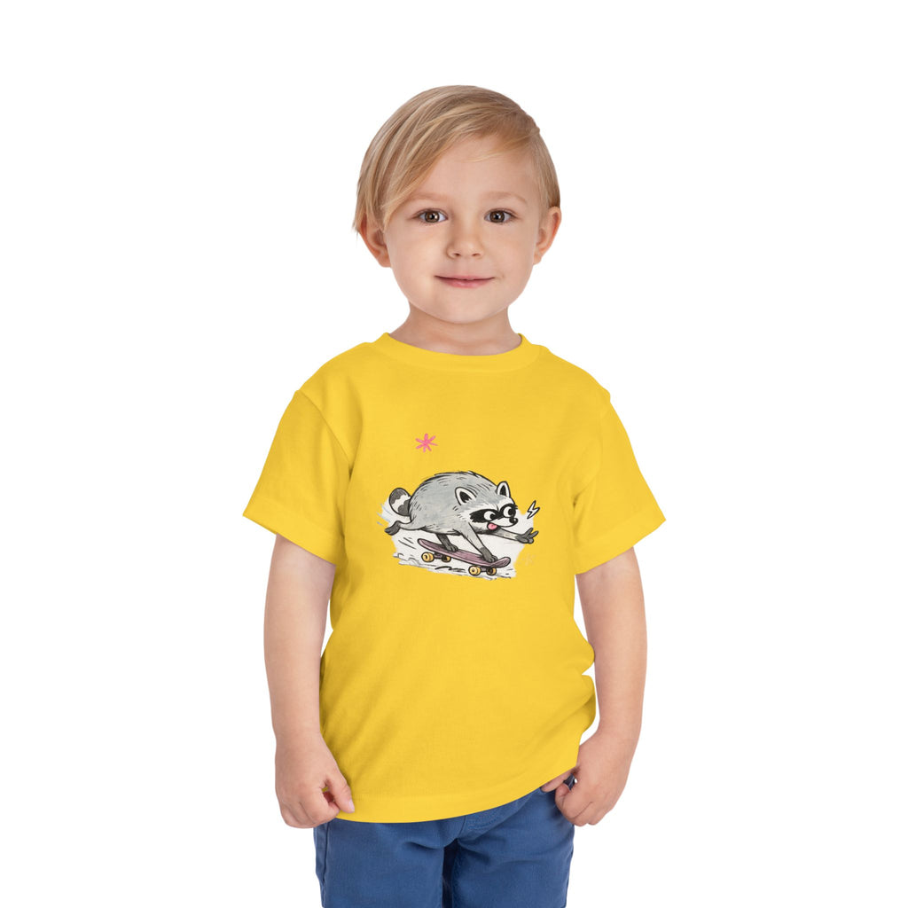 Toddler Tee — Design #3 Skateboarding Jimothy Kids Shirt