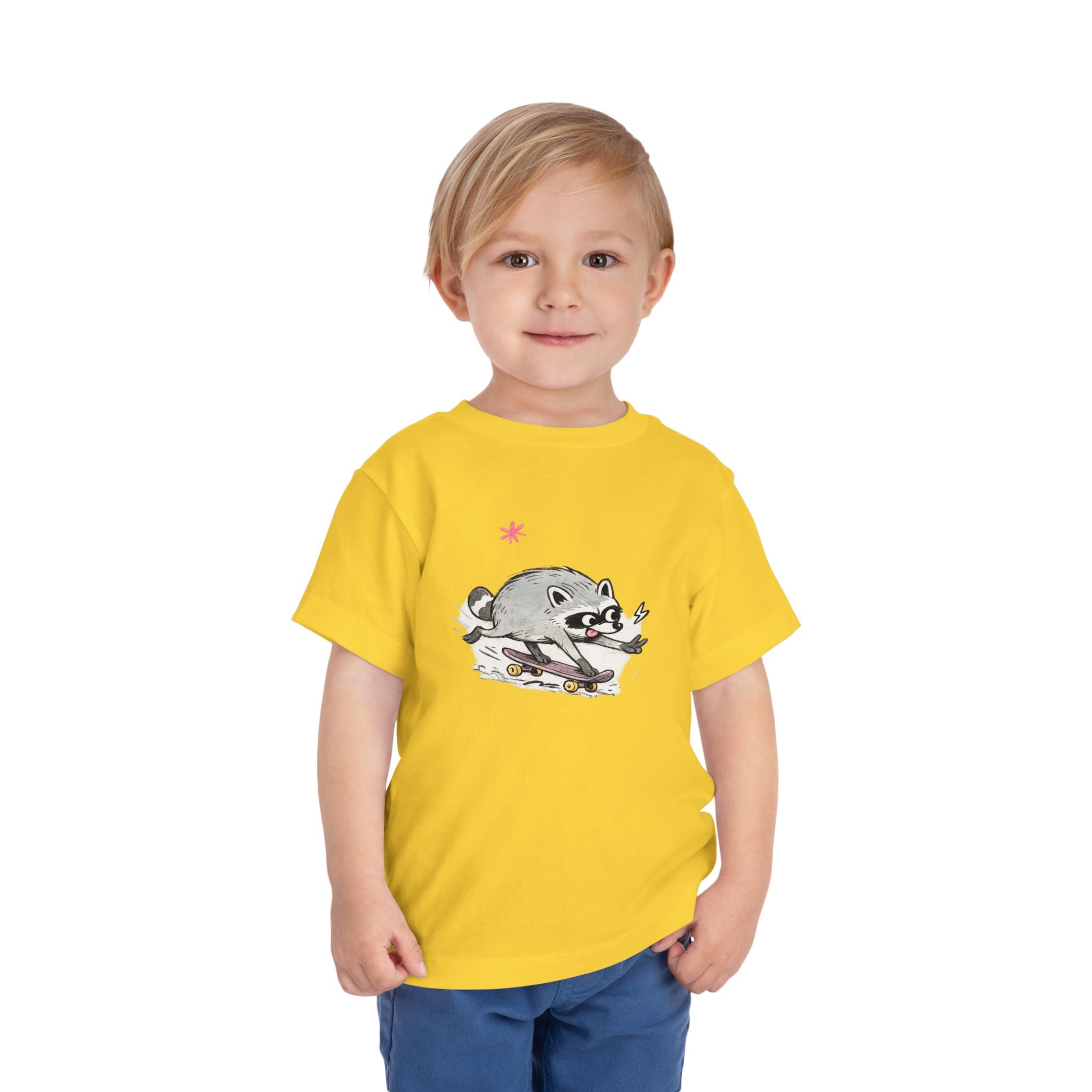 Toddler Tee — Design #3 Skateboarding Jimothy Kids Shirt