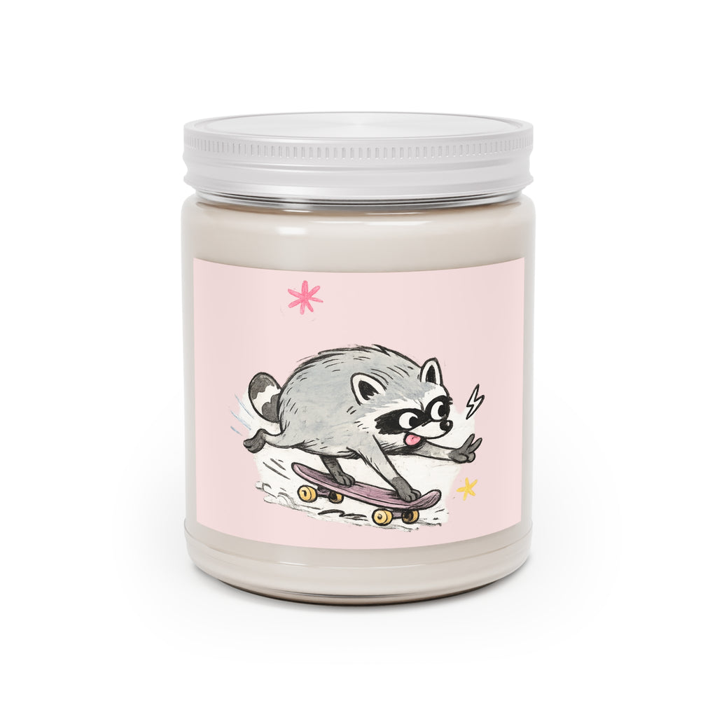 Skateboard Jimothy Design #3 — 9oz Multi-Scented Jar with White Lid