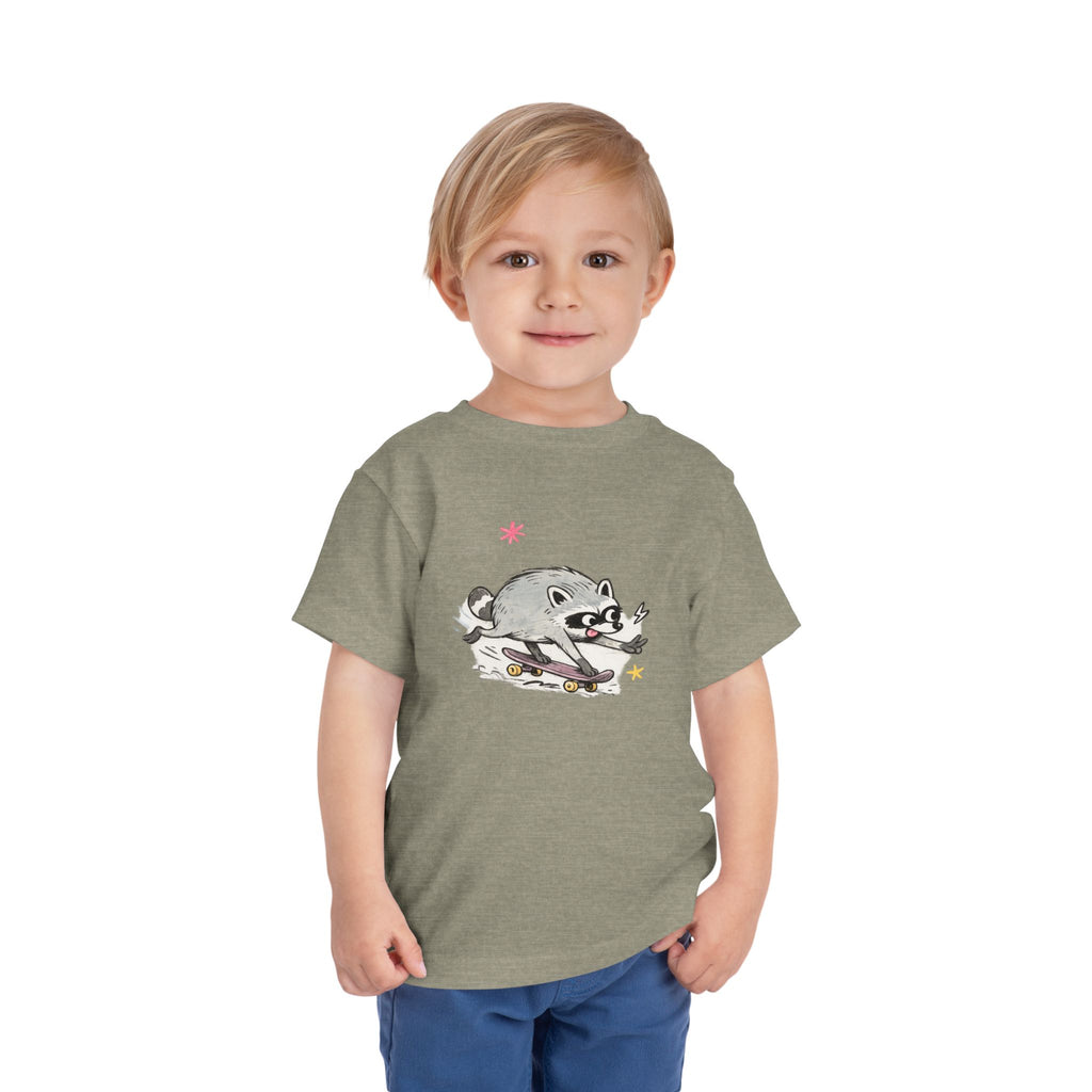 Toddler Tee — Design #3 Skateboarding Jimothy Kids Shirt