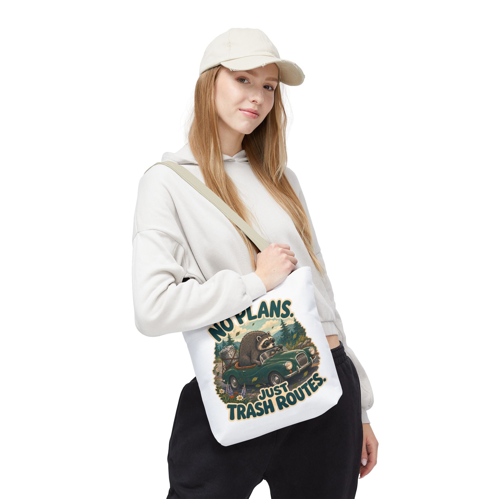 Multi-color Tote Bag -  Jimothy "No Plans Just Trash Routes"