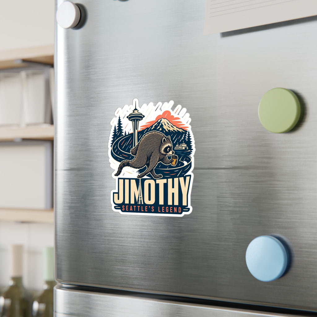 Jimothy Seattle Legend Sticker - Kiss-Cut Vinyl Decal (Seattle’s Legend)