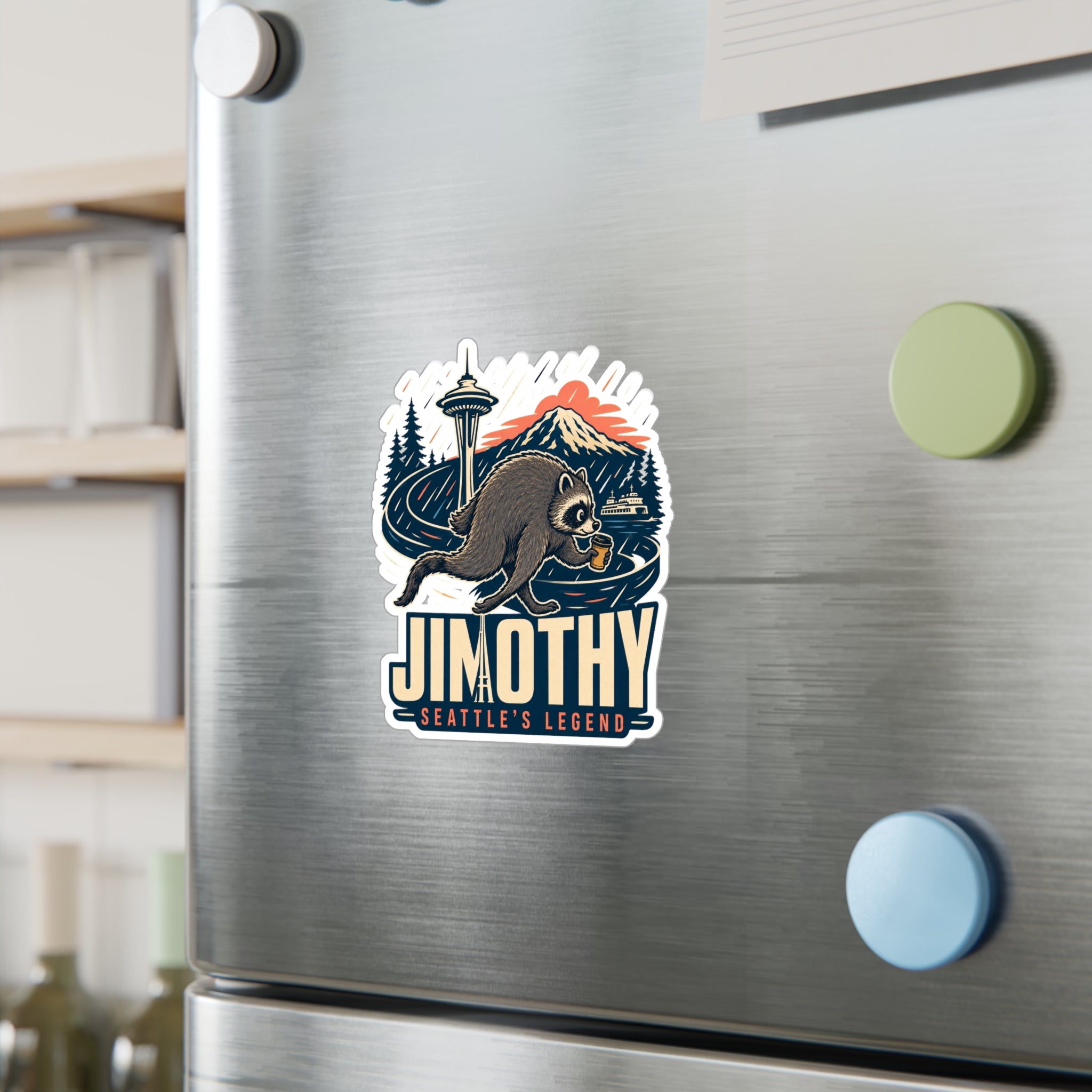 Jimothy Seattle Legend Sticker - Kiss-Cut Vinyl Decal (Seattle’s Legend)
