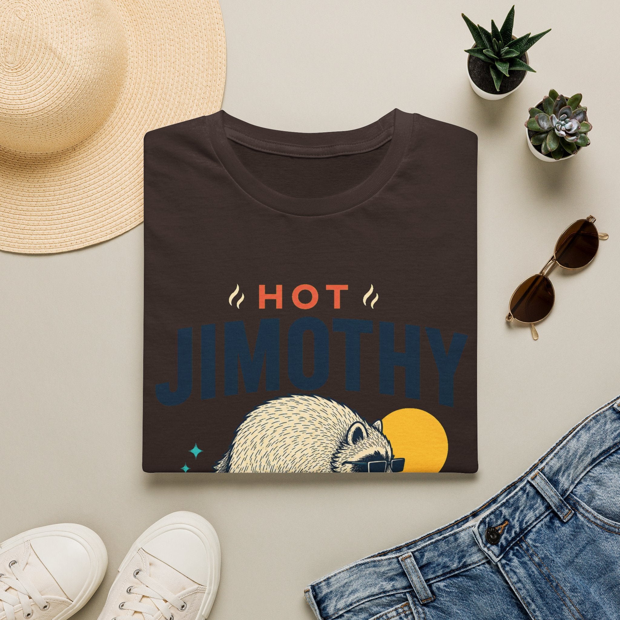 Unisex Multi-color - Hot Jimothy Graphic Tee