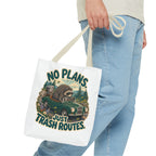Multi-color Tote Bag -  Jimothy "No Plans Just Trash Routes"