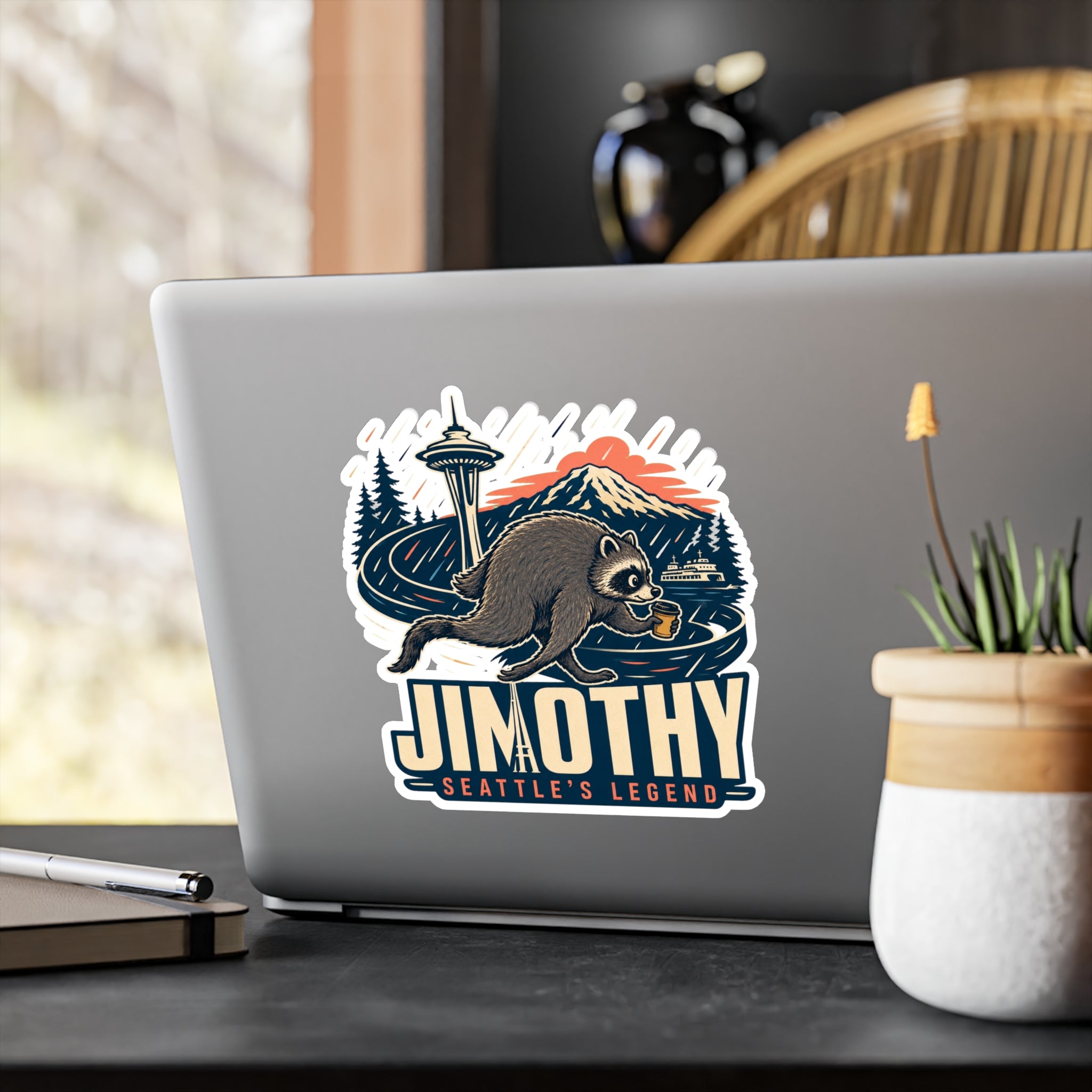 Jimothy Seattle Legend Sticker - Kiss-Cut Vinyl Decal (Seattle’s Legend)