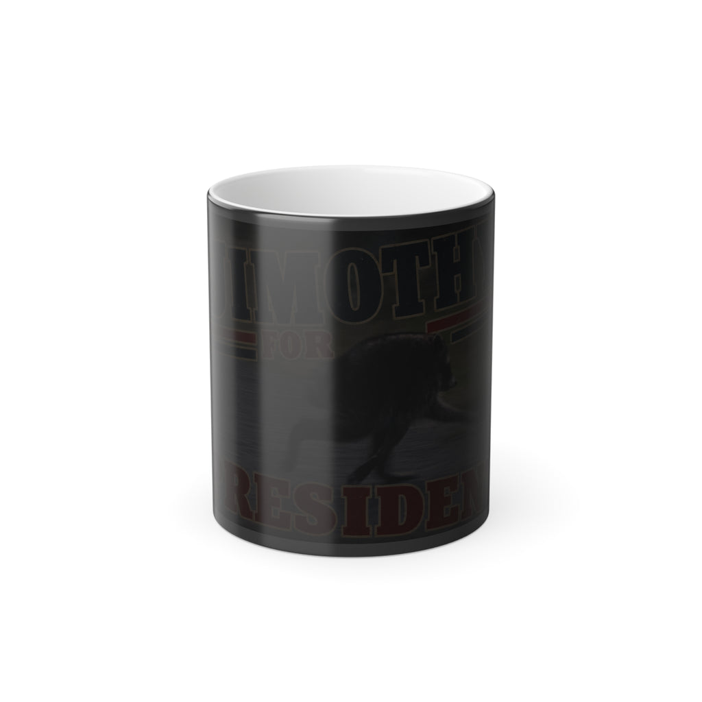 Color Morphing Mug — 'Jimothy for President' Funny Coffee Cup (11 oz)
