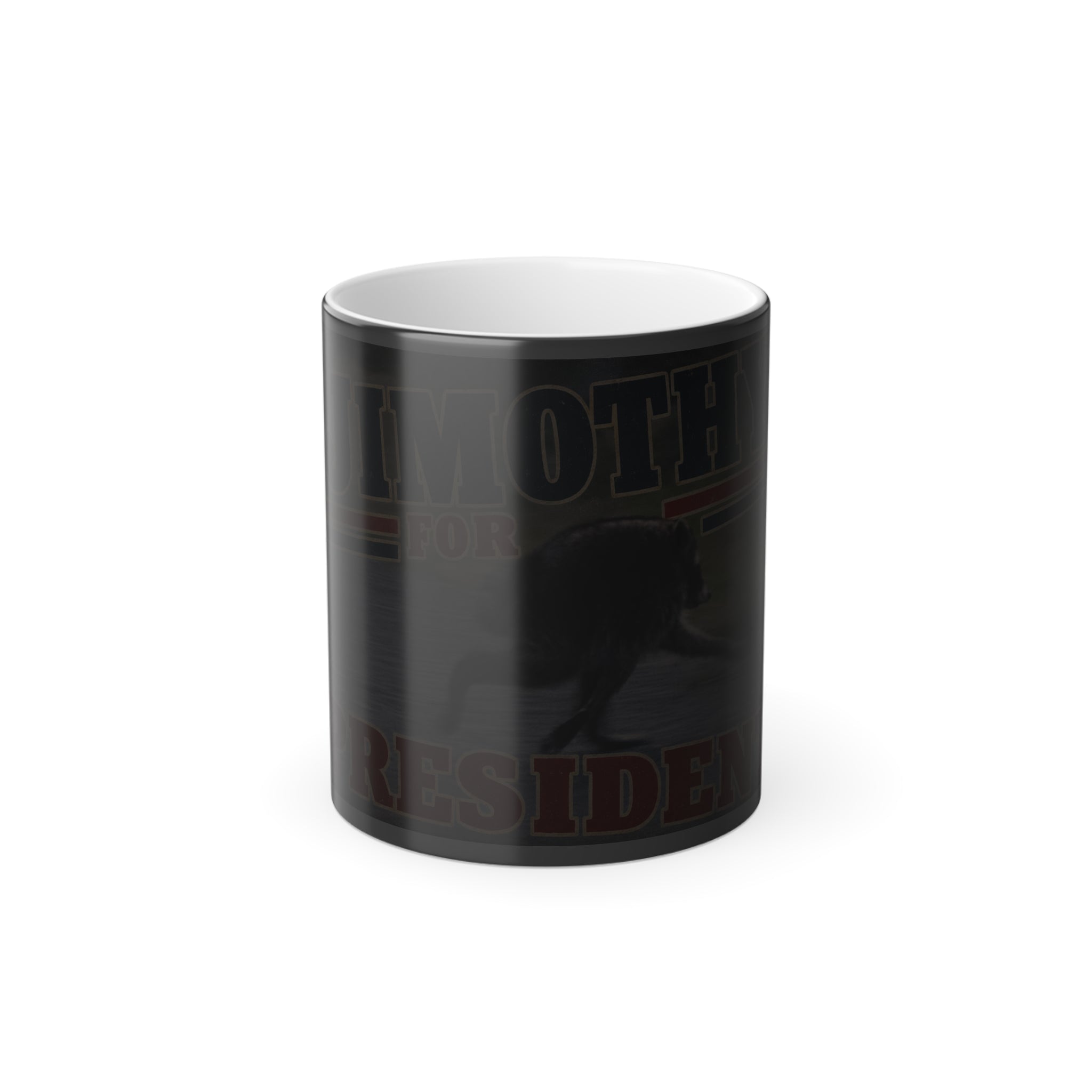 Color Morphing Mug — 'Jimothy for President' Funny Coffee Cup (11 oz)