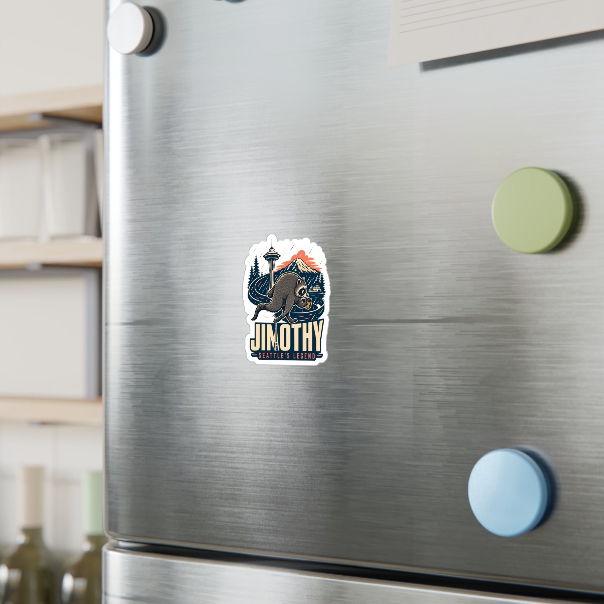 Jimothy Seattle Legend Sticker - Kiss-Cut Vinyl Decal (Seattle’s Legend)
