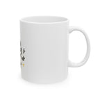 Design #3 Jimothy Skateboarding Sketch Ceramic Mug  (11oz & 15oz)