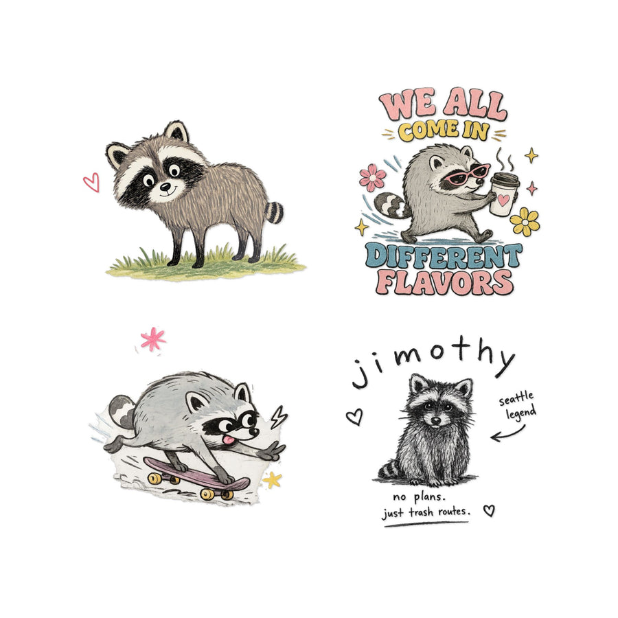 Sticker Pack - all 4 Designs
