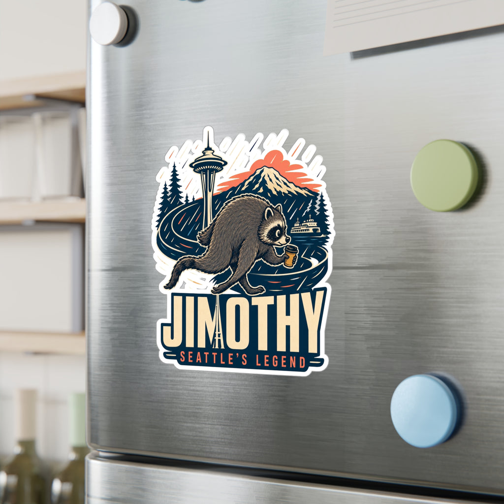 Jimothy Seattle Legend Sticker - Kiss-Cut Vinyl Decal (Seattle’s Legend)