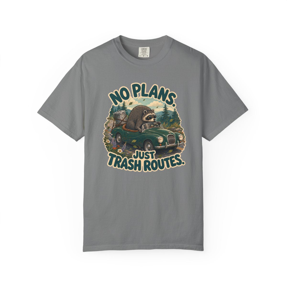 Unisex Multi-Color - Jimothy No Plans Just Trash Routes T-Shirt